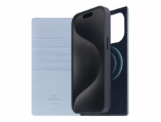 SLG Design pouzdro D8 Magsafe Full Grain Leather pro iPhone 15 Pro Max - Powder Blue