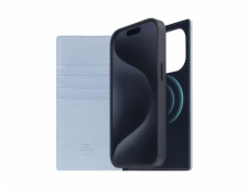 SLG Design pouzdro D8 Magsafe Full Grain Leather pro iPhone 15 Pro - Powder Blue