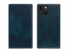 SLG Design pouzdro D7 Magsafe Italian Wax Leather pro iPhone 15 Plus - Blue