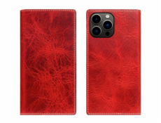 SLG Design pouzdro D7 Magsafe Italian Wax Leather pro iPhone 15 Pro Max - Red