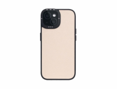 SLG Design kryt D9 France Epsom Leather pro iPhone 15 - Craie