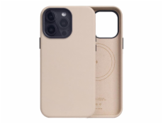 SLG Design kryt D5 Magsafe Calf Skin Leather pro iPhone 15 Pro Max - Craie