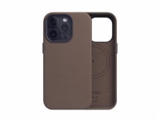 SLG Design kryt D5 Magsafe Calf Skin Leather pro iPhone 15 Pro - Etoupe