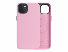 SLG Design kryt D5 Magsafe Calf Skin Leather pro iPhone 15 Plus - Pink