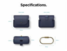 Elago Airpods Pro/Pro 2 Leather Case - Jean Indigo Elago Airpods Pro/Pro 2 Leather Case - Jean Indigo