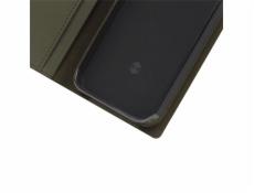 SLG Design pouzdro D+ Italian Carbon Leather Diary pro iPhone 14 Pro - Khaki SLG Design pouzdro D+ Italian Carbon Leather Diary pro iPhone 14 Pro - Khaki