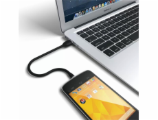Satechi kabel Flexible USB to Micro USB 0.25m - Black
