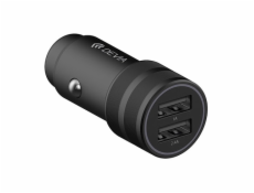 Deví nabíječka do auta Traveller Series 2ports 5V, 2.4A - Black