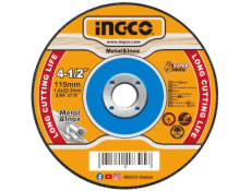 Ingco MCD121155 Kotouč řezný kov 115x1,2x22,2mm, sada 10ks Ingco MCD121155 Kotouč řezný kov 115x1,2x22,2mm, sada 10ks
