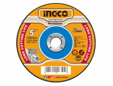 Ingco MCD121255 Kotouč řezný na kov, 125x1,2mm, sada 10ks