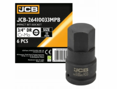 JCB Nástrčný klíč Impact 33 mm 3/4 (6hranný)