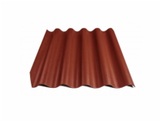 Vlnitý plech Eternit BANGA, 875 x 920 mm, třešňová barva