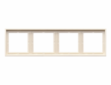 Čtyřmístný rám LIREGUS MODERN, matná písková barva