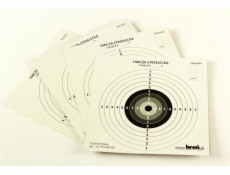 Tarcze papír, 17x17 cm, 100 ks.