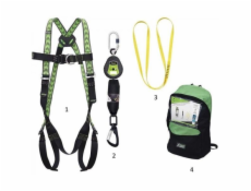 Sada štaflových žebříků FA8000401, 100 cm, černá/zelená