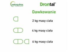 VETOQUINOL Drontal - tablety proti parazitům pro kočky - 2 ks.