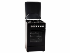 MPM MPM-56-KGM-12B Plynový/elektrický sporák Černá