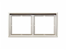 Rám manželské postele LIREGUS MODER, barva šampaňského