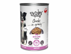 TUF TUF Meaty chunks with lamb - vlhké krmivo pro psy - 1250g