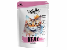 TUF TUF with veal - mokré krmivo pro kočky - 100g