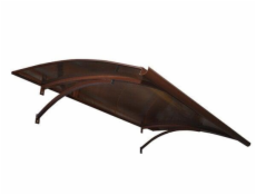 Stříška Starkedach 160x100x25cm, hnědý nátěr o tloušťce 6 mm