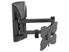 TV držák Meliconi, 480979 SlimStyle Plus 100 SDR CG, ultratenký, pro TV 14 -32 , VESA 50x75x100 (max. 100x100), systém uložení kabelů, Made in Italy