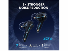 Anker Bezdrátová Bluetooth sluchátka Soundcore Liberty 4 PRO, lesklá černá