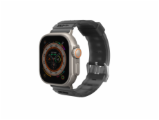 Řemínek pro Apple Watch Skinarma Shokku 49/45/44 mm kouř/kouř