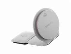 Magnetický držák do auta s bezdrátovým nabíjením Baseus PrimeTrip C02 bílý