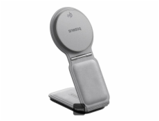 Magnetický držák do auta s bezdrátovým nabíjením Baseus PrimeTrip C02 šedý