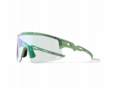 RockBros Cyklistické brýle Photochromic s UV ochranou a korekční vložkou - zelené