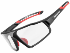 RockBros Fotochromatické cyklistické brýle UV400 s pouzdrem SP216BK - černé a červené