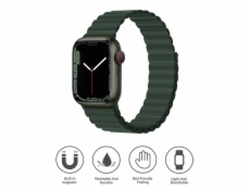 Deví řemínek Deluxe Series Sport3 Silicone Magnet Band 44/45/46mm - Sequoia