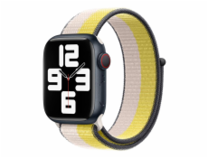 Deví řemínek Nylon Braided Two-Tone Loop pro Apple Watch 44/45/46mm - Oat Milk