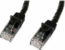 StarTech.com 50cm CAT6 Ethernet Cable, 10 Gigabit Snagless RJ45 650MHz 100W PoE Patch Cord, CAT 6 10GbE UTP Network Cable w/Strain Relief, Black, Fluke Tested/Wiring is UL Certified/TIA - Category 6 -