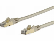 StarTech.com 5m CAT6A Ethernet Cable, 10 Gigabit Shielded Snagless RJ45 100W PoE Patch Cord, CAT 6A 10GbE STP Network Cable w/Strain Relief, Grey, Fluke Tested/UL Certified Wiring/TIA - Category 6A - 