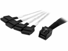 StarTech.com 1m Internal Mini SAS to SATA Cable - SFF-8643 to 4x SATA (SAS43SAT1M) - Kabel SATA/SAS - 4 x Mini SAS HD (SFF-8643) (Z) do SATA (Z) - 1 m - cerná a stríbrná - pro P/N: SFF86448PLT2