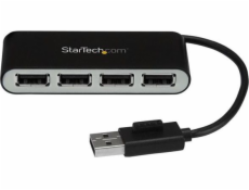 StarTech.com 4 Port USB 2.0 Hub - USB Bus Powered - Portable Multi Port USB 2.0 Splitter and Expander Hub - Small Travel USB Hub (ST4200MINI2) - Rozbocovac - 4 x USB 2.0 - desktop