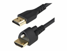 StarTech.com 2m (6ft) HDMI Cable with Locking Screw, 4K 60Hz HDR 10, High Speed HDMI 2.0 Monitor Cable with Locking Screw Connector for Secure Connection, HDMI Cable with Ethernet, M/M - Adjustable M3