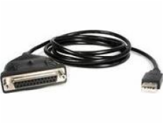 StarTech.com 6 ft / 2m USB to DB25 Parallel Printer Adapter Cable - 2 Meter USB to IEEE-1284 Printer Cable - USB A to DB25 M/F (ICUSB1284D25) - Paralelní adaptér - USB 2.0 - IEEE 1284
