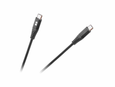 Kabel REBEL RB-6003-100-B  USB-C/USB-C 1m Black