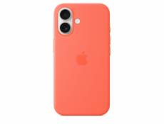 iPhone 16 Silicone Case with MS - Tangerine