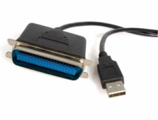 StarTech.com 6 ft. (1.8 m) USB to Parallel Port Adapter - IEEE-1284 - Male/Male - USB to Centronics Cable (ICUSB1284) - Paralelní adaptér - USB 2.0 - IEEE 1284