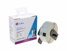 G&G Etiketten 29mm x 90mm sw-ws Komp. m. Brother DK-11201