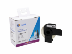 G&G Etiketten 17mm x 54mm sw-ws Komp. m. Brother DK-11204