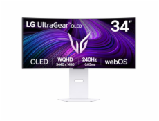 LG MT OLED 34  34GX90SA-W OLED panel, Smart, 3440x1440, 240Hz, 2xHDMI, DP, USB 3.0, nast výška, G-sync