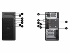 Dell Pro Max/T2 FCT2250/Tower/U7-265/32GB/1TB/RTX 2000/W11P/3R