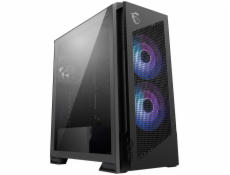 MSI skříň MPG VELOX 300R AIRFLOW PZ/ bez zdroje/ temperované sklo/ 2x 160mm fan/ 1x 120mm fan/ 2x USB/ 1x USB-C/ černá