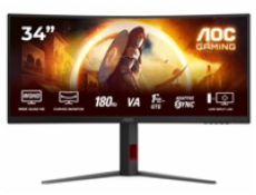 AOC MT 34  CU34G4 - 3440x1440,VA,180Hz,2xHDMI,DP,Pivot,Zakřivený