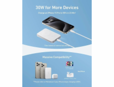 Bezdrátová powerbanka Anker MagGo 10000mAh, 30W bílá